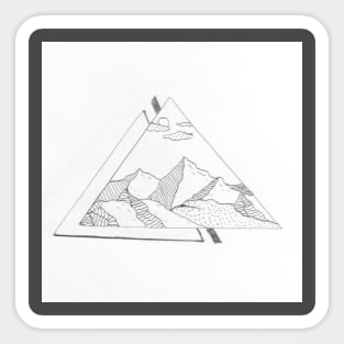 Mountains Sticker